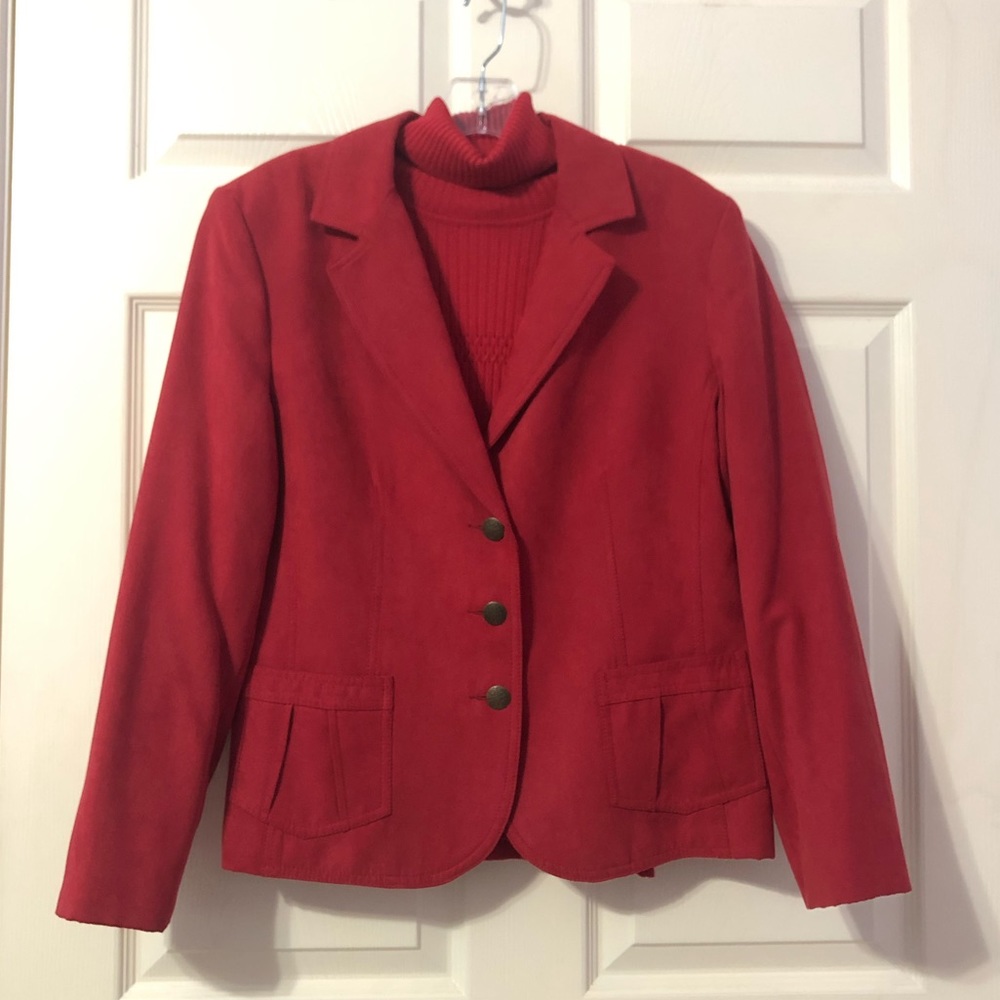 Conrad C Collection Red Shirt and Jacket